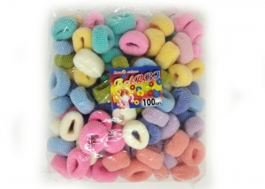 №10398 Резинка махр. 100-ка св.паст.Д-2.8см