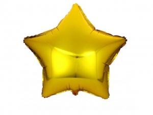 №11092 fed_ Звезда 18 дюймов (45х45см) золото Китай