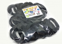 №1136 Резинка Коломыя черная 30-ка, диам. 4.5см