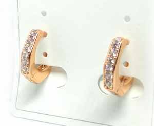 №30052 Сережки XuPing золото 1.5см