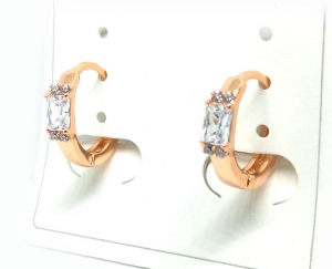 №30082 Сережки XuPing золото 1.1см