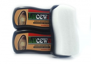 №30171 LUCEWAX 6шт губка-хвиля біла силік.олія 12см