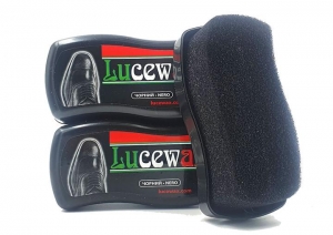 №30172 LUCEWAX 6шт губка-хвиля чорна силік.олія 12см