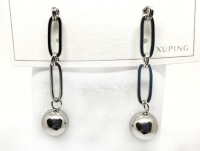 №30236 Сережки XuPing срібло 3.5см