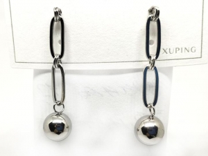 №30236 Сережки XuPing срібло 3.5см