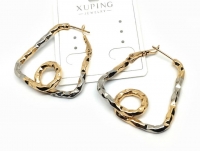№30335 Сережки XuPing золото 3.2см