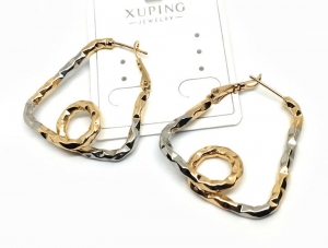 №30335 Сережки XuPing золото 3.2см