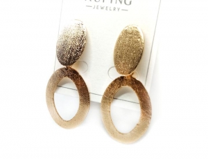№30375 Сережки XuPing золото 5см
