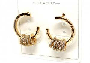 №30417 Сережки XuPing золото 1.6см