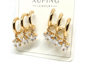 №30427 Сережки XuPing золото 2см