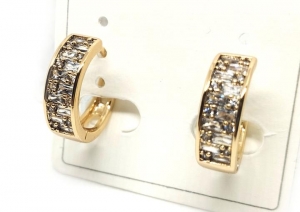 №30440 Сережки XuPing золото 1.7см