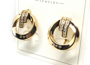 №30454 Сережки XuPing золото 1.7см