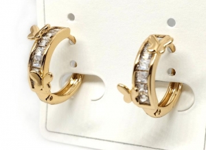 №30502 Сережки XuPing золото 1.5см
