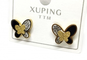 №30524 Сережки XuPing золото 1.1см