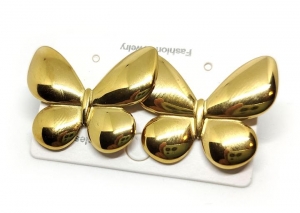 №30580 Сережки золото 2.8см