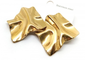 №30653 Сережки золото ST 2.7см