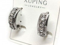№30713 Сережки XuPing срібло 1.8см