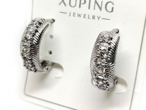 №30713 Сережки XuPing срібло 1.8см
