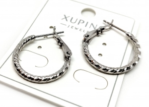 №30722 Сережки XuPing срібло 1.8см