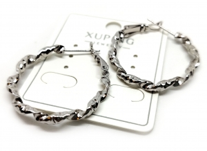 №30727 Сережки XuPing срібло 2.7см