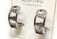№30744 Сережки XuPing срібло 1.8см