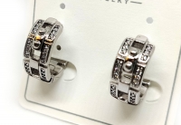 №30748 Сережки XuPing срібло 1.5см