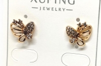 №30770 Сережки XuPing золото 1.5см