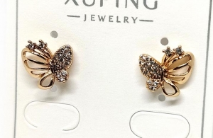 №30770 Сережки XuPing золото 1.5см