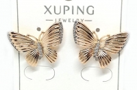 №30942 Сережки XuPing золото 2см