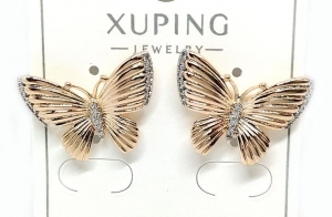 №30942 Сережки XuPing золото 2см