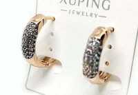№30949 Сережки XuPing золото 1.6см