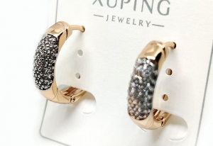 №30949 Сережки XuPing золото 1.6см