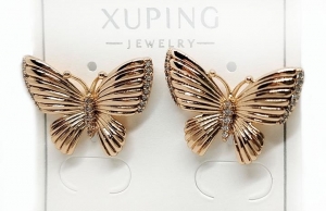 №30962 Сережки XuPing золото 1.9см