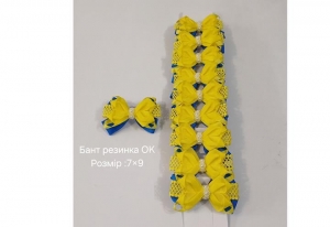 №4403 Бант резинка OK 9х7см