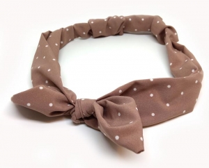 №5498 Повязка Солоха капли корич. 24х5см